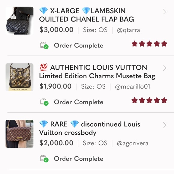 Handbags - My sold listing,